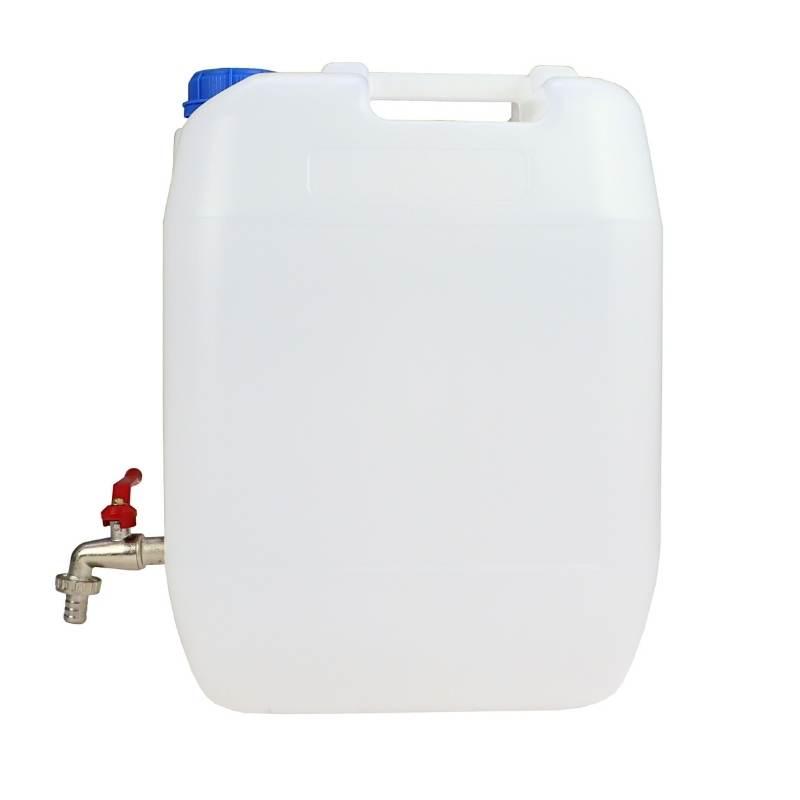 Kanister Do Wody Pionowy 20l Plastikowy Z Kranem Metalowym KW20L