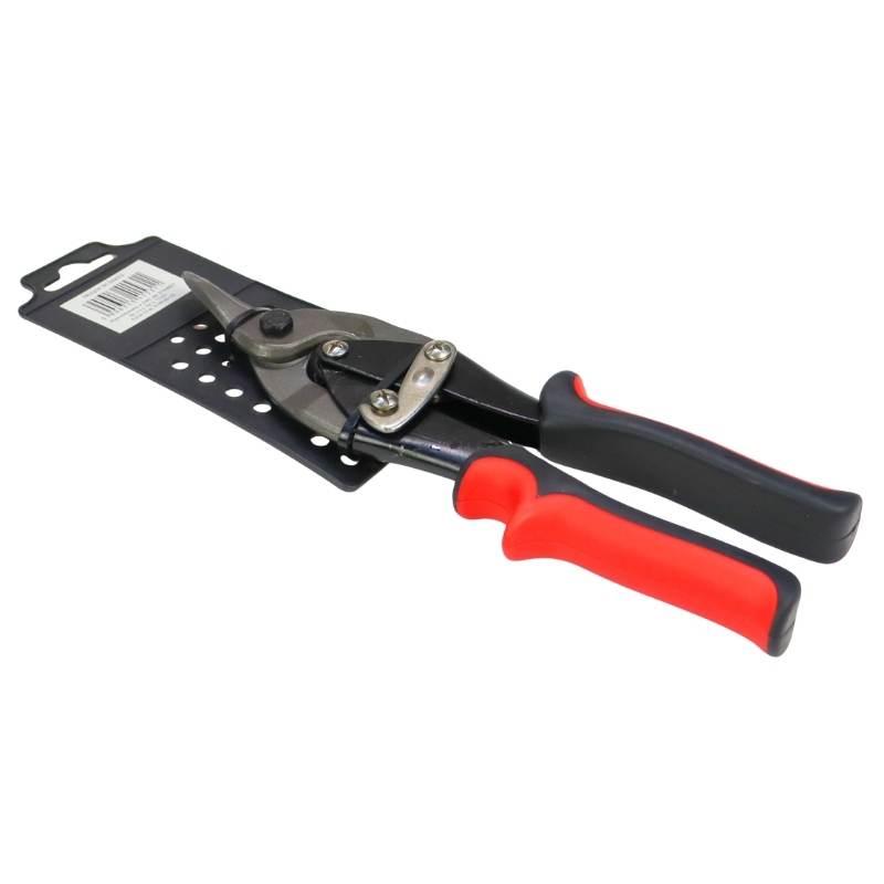Nożyce Do Cięcia Blachy 260mm Lewe Czerwone - zdjęcie 2
