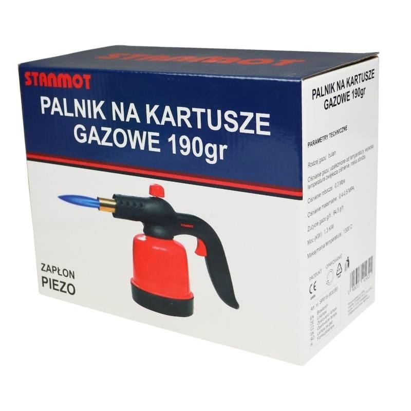 Palnik Zapłon Piezo 190g Na Naboje Npg190g Opalarka - zdjęcie 4