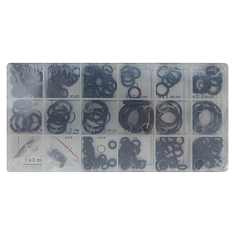 Zestaw Oringów Pudełko Plastikowe 225 Szt 3x1 22x2 - zdjęcie 2