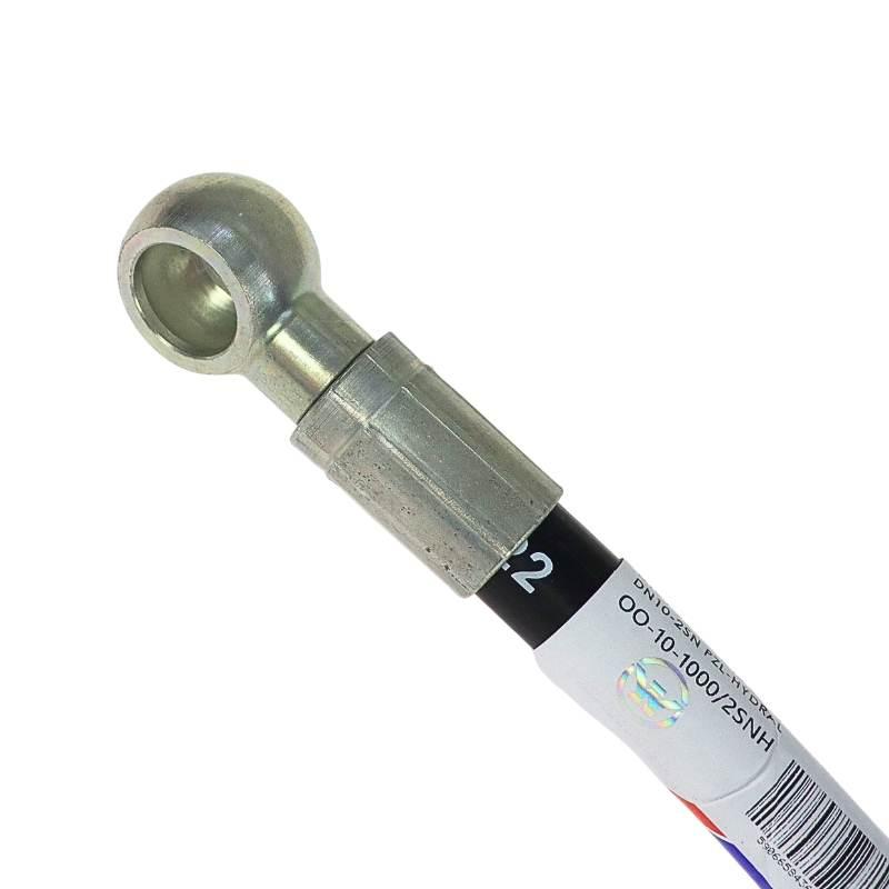 Przewód Hydrauliczny 330 Bar Oczko D18 Oczko D18 Dn10 L-1000mm Dn10-2sn - zdjęcie 3