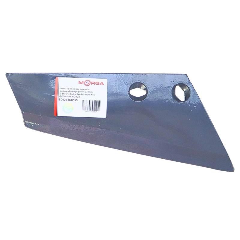 Lemiesz Podcinacz Agregatu Podorywkowego Prawy 260mm 2-Otwory 925371