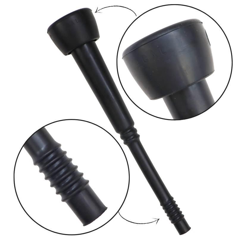 Guma Strzykowa Fi-8mm Z Harmonijką Wzór Polanes Dojarka Zagroda 4szt - zdjęcie 4