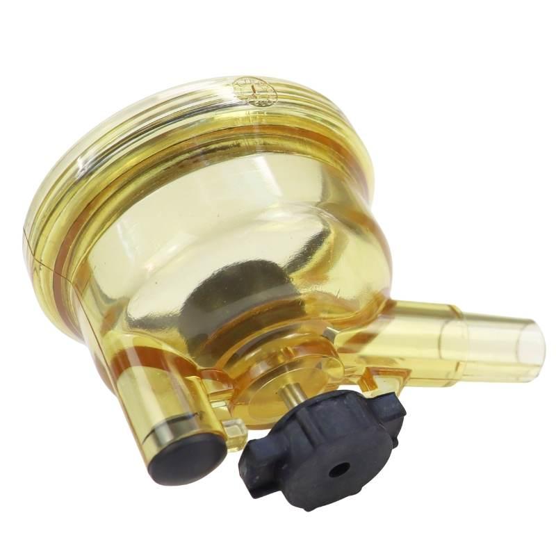 Korpus Dolny Przeźroczysty Kolektora 150ml Wylot 14mm Kompletny Dojarka - zdjęcie 2