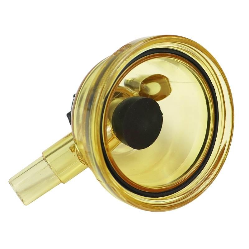 Korpus Dolny Przeźroczysty Kolektora 150ml Wylot 14mm Kompletny Dojarka - zdjęcie 3