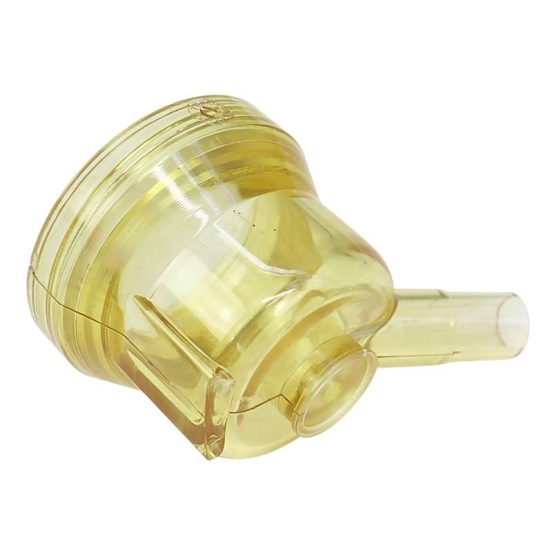 Korpus Dolny Przeźroczysty Wylot 14 Mm Kolektora Stary Typ 120ml Dojarka - zdjęcie 3