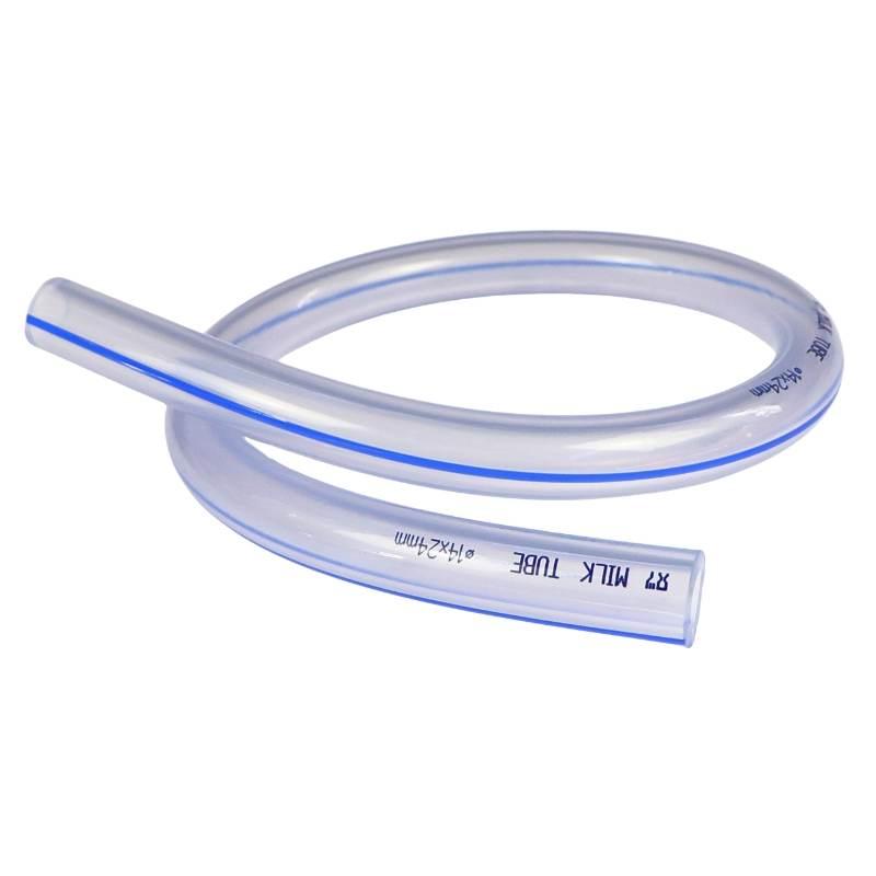Przewód Mleczny Pcv 14x24 Mm 0,8 M – Niebieski Pasek Dojarka Zagroda - zdjęcie 2