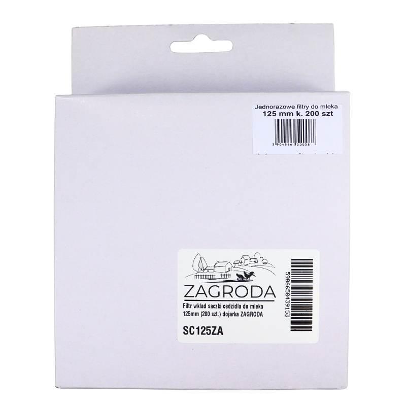 Filtr Wkład Sączki Cedzidła Do Mleka 125mm 200 Szt Dojarka Zagroda - zdjęcie 3