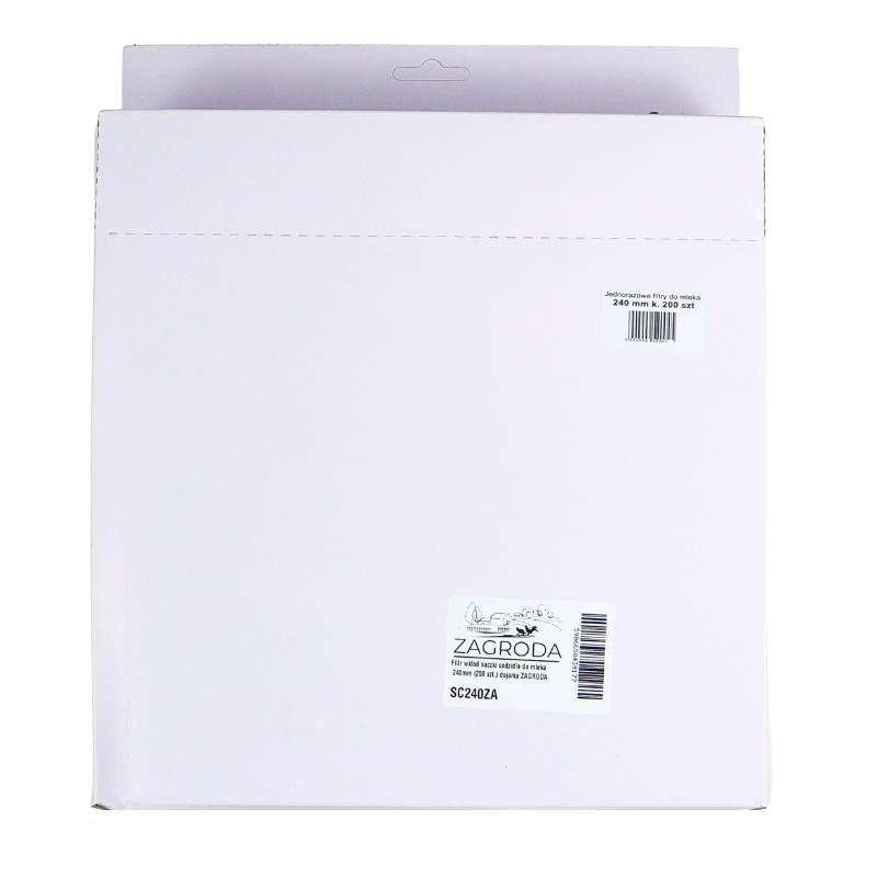Filtr Wkład Sączki Cedzidła Do Mleka 240mm 200 Szt Dojarka Zagroda - zdjęcie 3