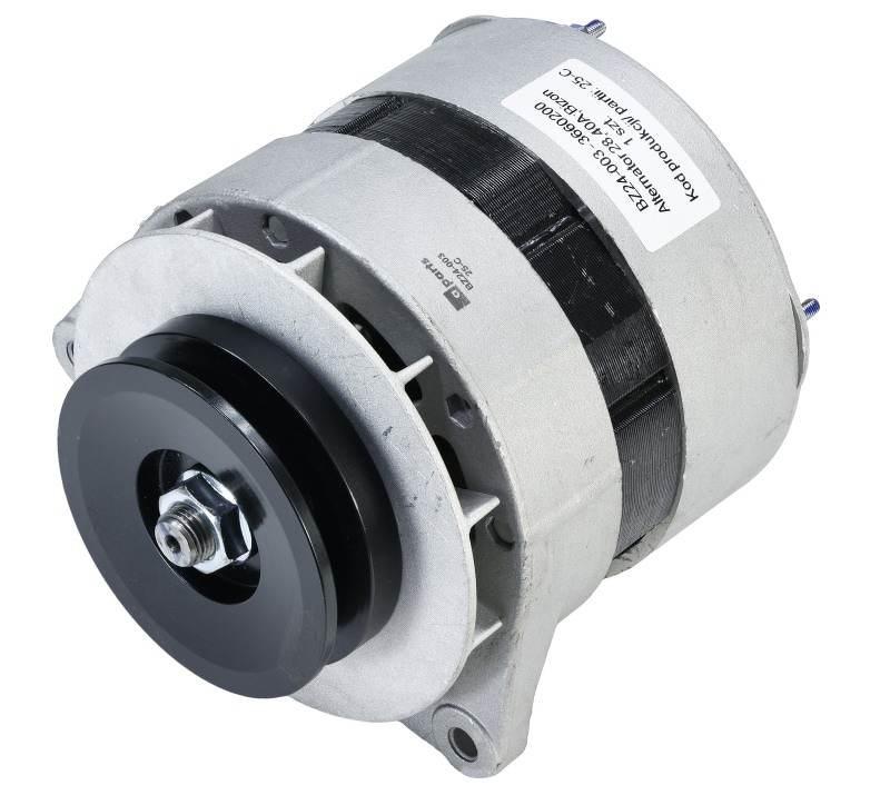 Alternator 28V 40A pasuje do kombajnów Bizon Z-056/Z-058 3660200 APARTS