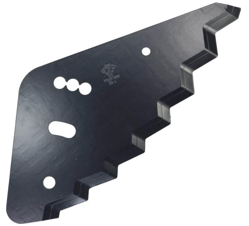 Nóż do paszowozu 475x243x8 mm ostrzony od góry z węglikiem wolframu