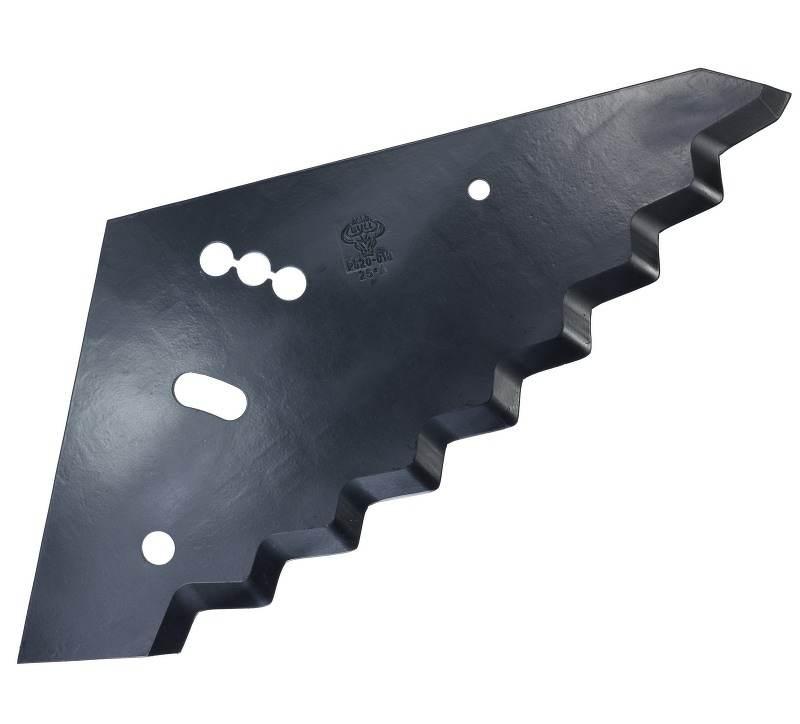 Nóż do paszowozu 500x8 mm wykonany ze stali borowej pasuje do paszowozów