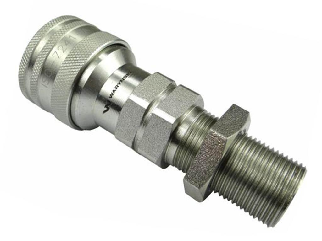 Szybkozłącze hydrauliczne gniazdo long M22x1.5 gwint zewnętrzny EURO (91008