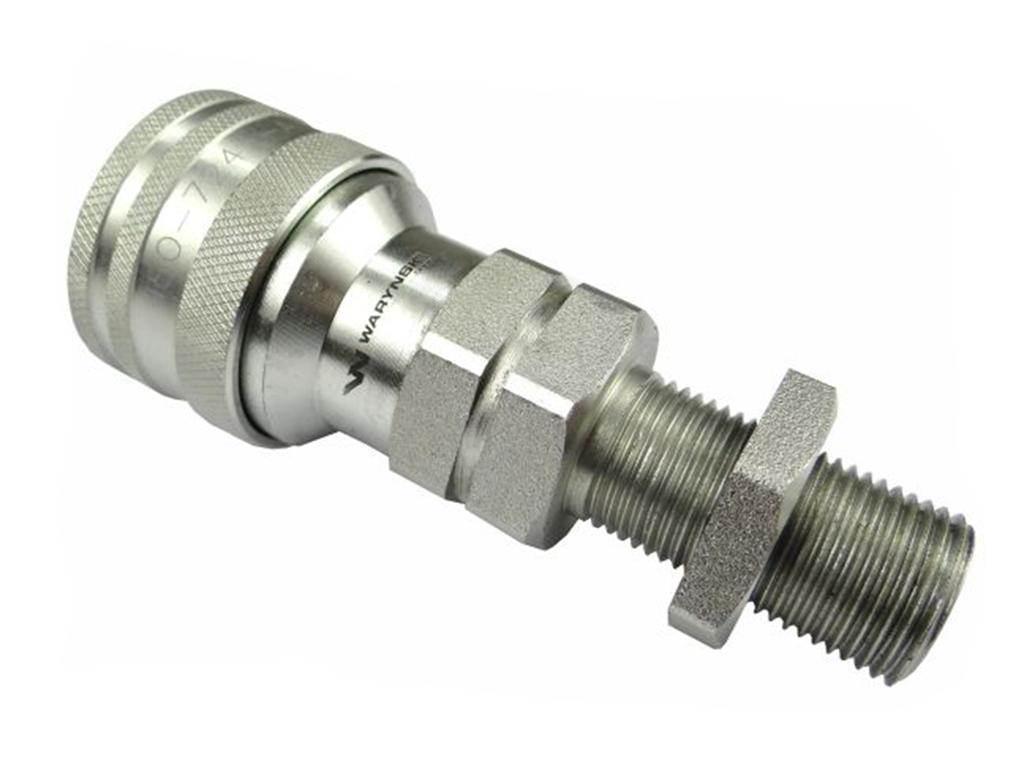 Szybkozłącze hydrauliczne gniazdo long M18x1.5 gwint zewnętrzny EURO (91008