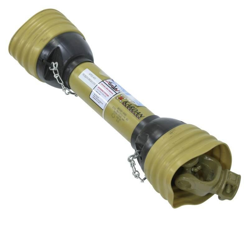 Wał przegubowo teleskopowy cytryna 575Nm 510-735mm krzyżak 27x75 X Kardan