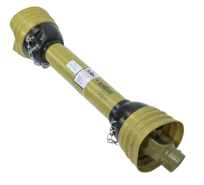 Wał przegubowo teleskopowy cytryna 575Nm 610-900mm krzyżak 27x75 X Kardan