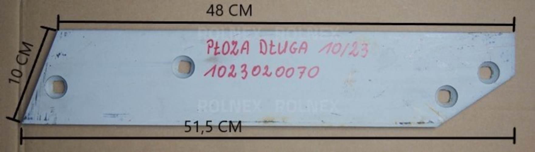 Płoza długa 10/23 1023020070 - zdjęcie 2