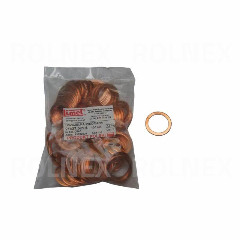 Uszczelka cu 21*27.5 21x27.5