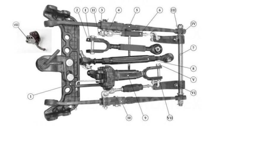 Zawieszenie tylne mtz kpl. r704605010