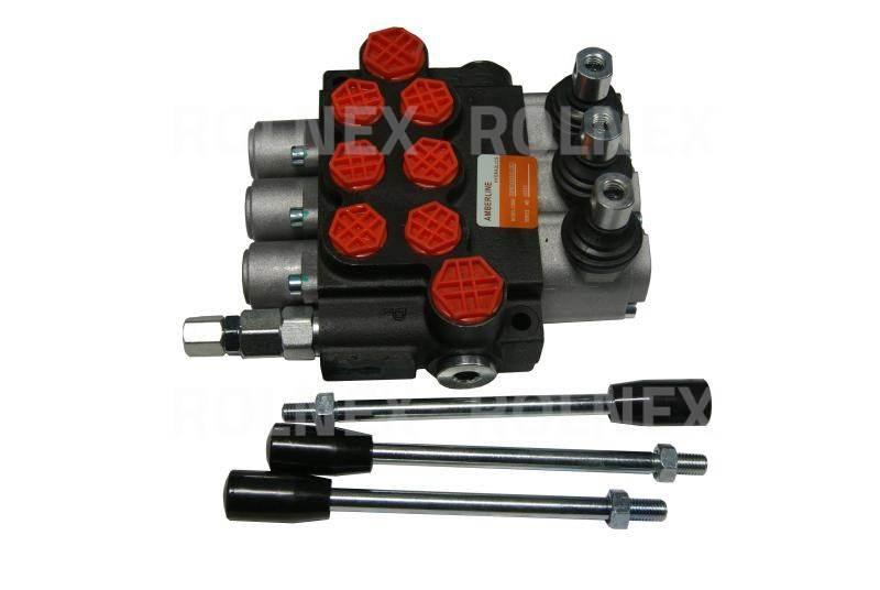 Rozdzielacz 3-sekcyjny hydrauliczny 3xsprężyna 03p40a1a1a1gkz1
