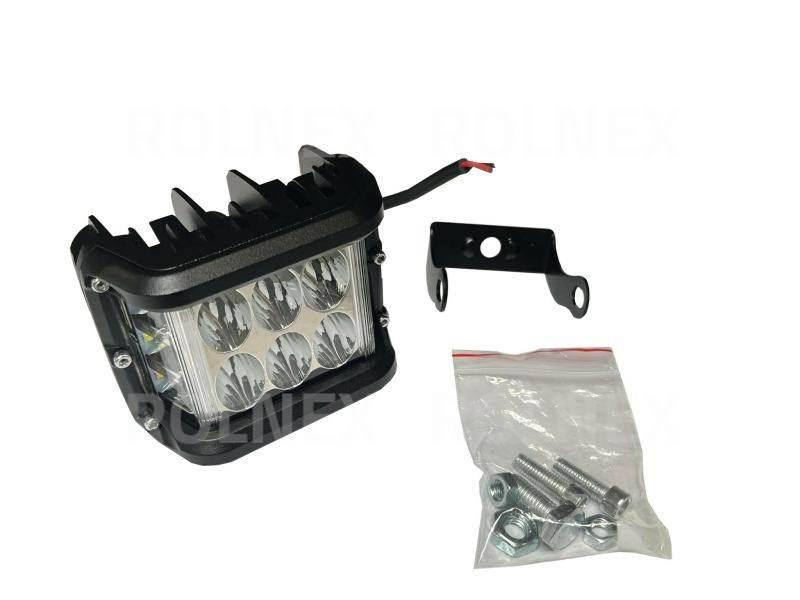 Lampa robocza 12 led 27w cree z doświetleniem zakrętów tt13209