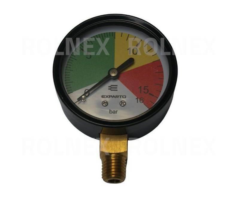 Manometr opryskiwacza suchy fi 63 m12x1,5 (0-16bar) 000235