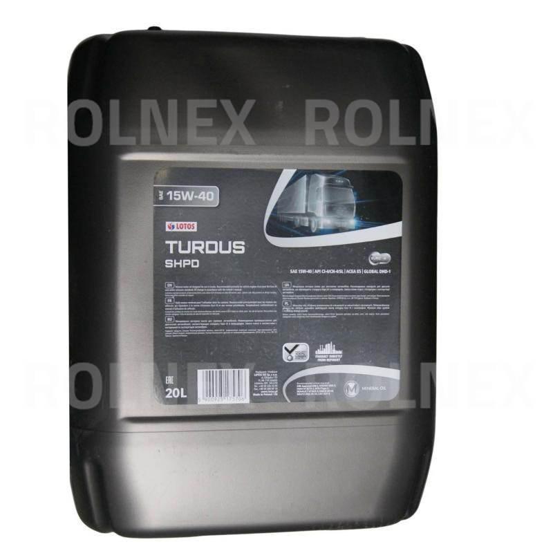 Turdus shpd 15w/40 20l 15w4020l