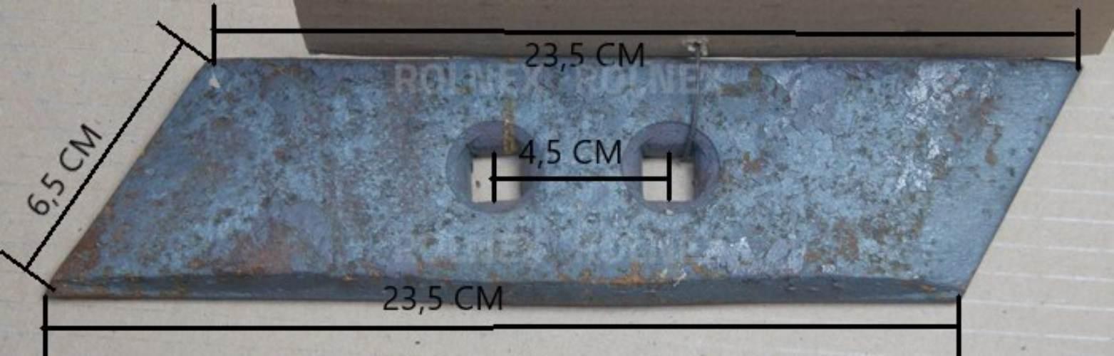 Dłuto lemiesza prawe 12mm dłutolemiesza - zdjęcie 2