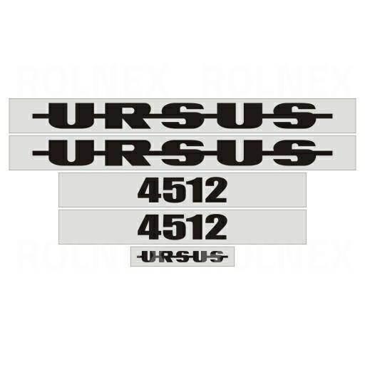 Komplet naklejek ursus 4512 knu4512