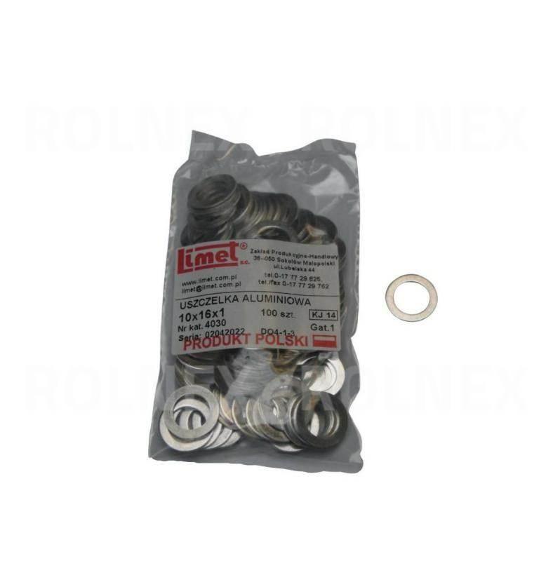 Uszczelka aluminiowa 10*16*1 kn646al16