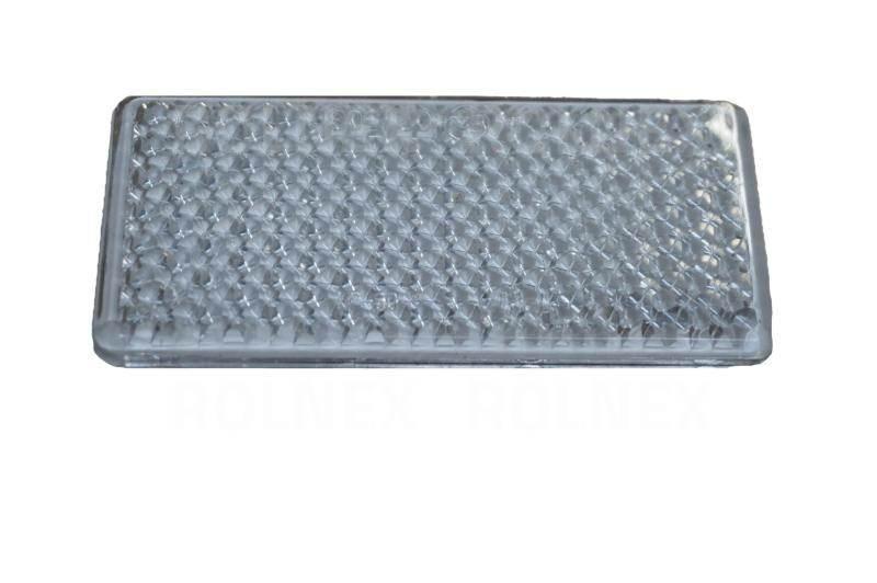 Urządzenie odblaskowe białe przyklejane up60tb