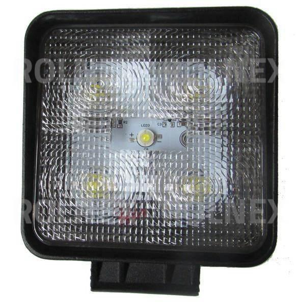 Lampa rob. kwadratowa led 15w 5 led 5x3w; 10-30v; 800lm, 110x110x41 lrk15