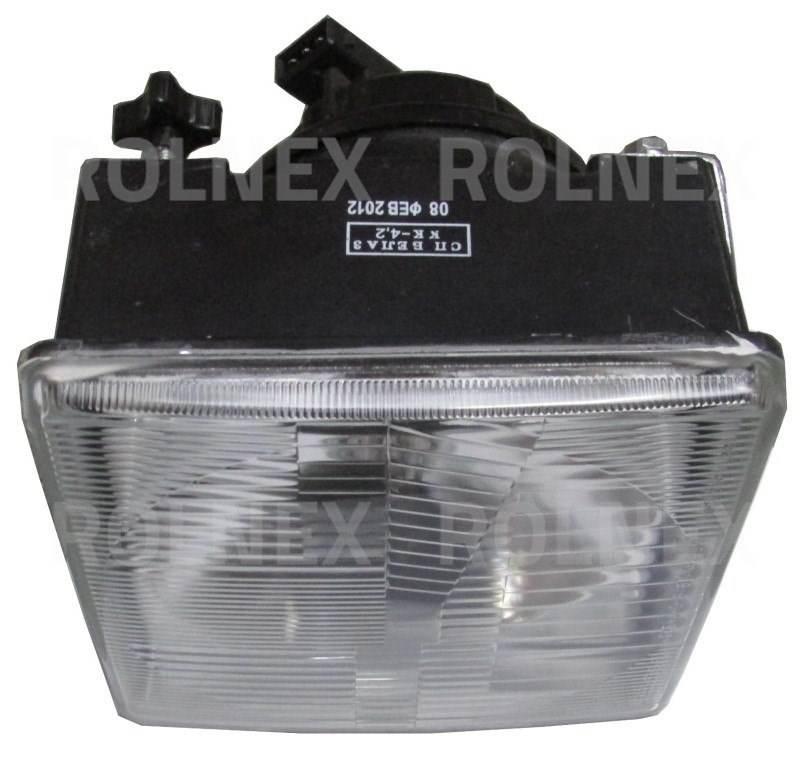 Reflektor przedni fg308 w maskę kwadratowy 087101000 1120870 f308