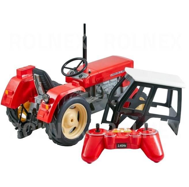 Zabawka traktor ursus c360 czerwony sterowany do-e357 - zdjęcie 2