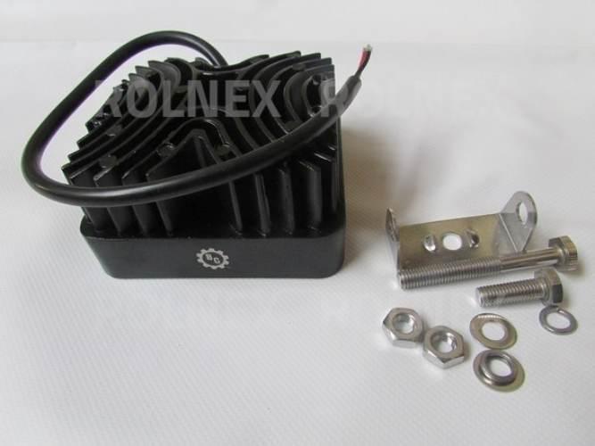 Lampa rob. kwadratowa led 27w 9led9x3w; 10-30v; 2200lm; 110x110x70 lrk27 - zdjęcie 2