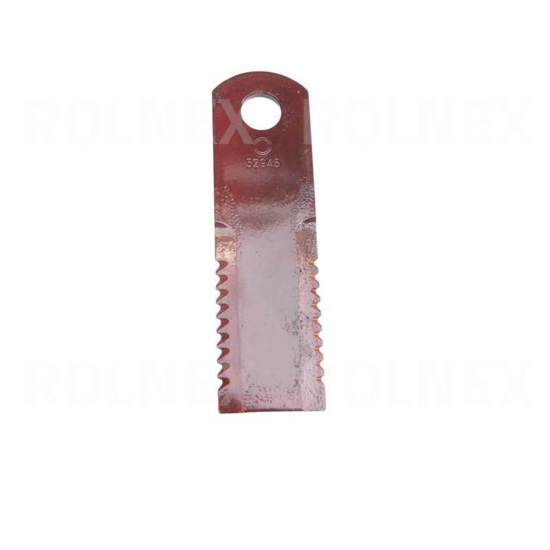 Nóż sieczkarni ruchomy zębaty john deere 175*50*5 mm fi 20,5 mm 87318316