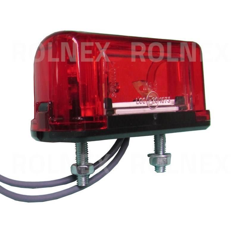 Lampa podświetlenia tablicy czerwona waś 344 w53ż