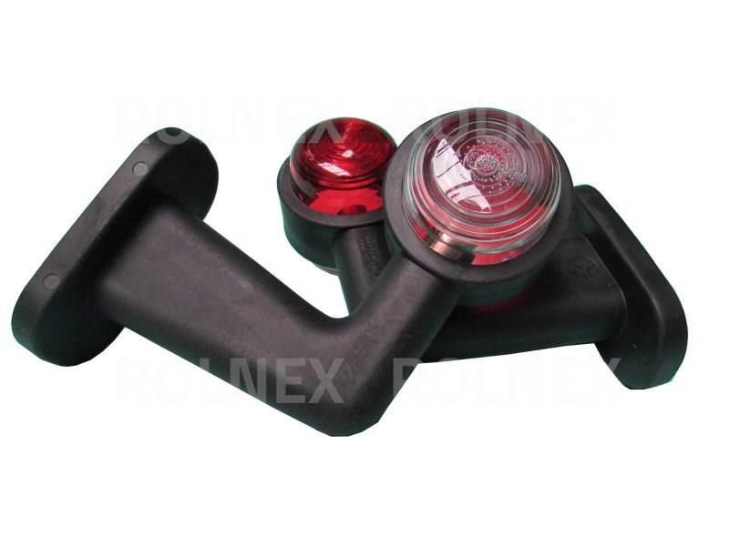 Lampa obrysowa boczna wygięta niska waś 262 w21.2ż