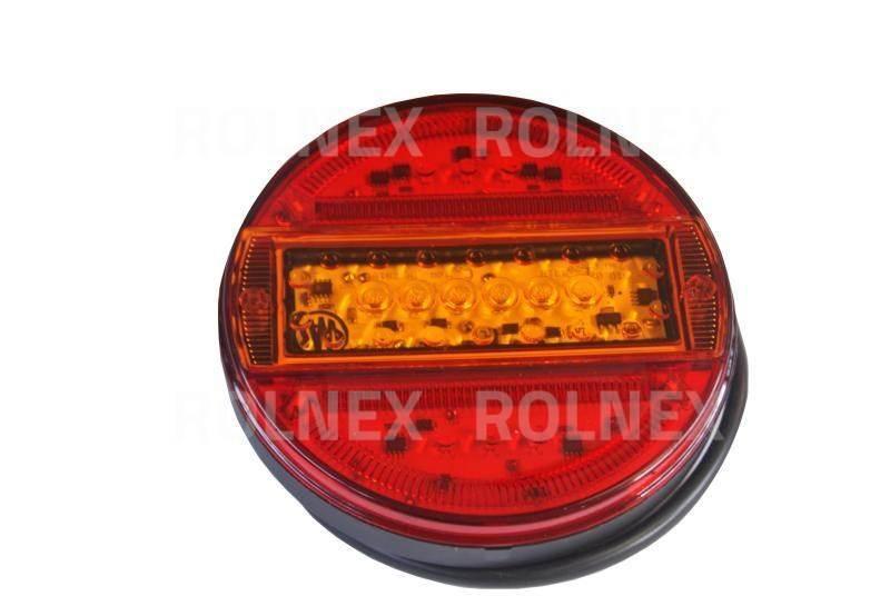 Lampa tylna okrągła led wąska 744/12-24v w95