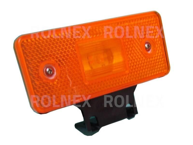 Lampa obrysowa boczna kątownik led waś 101z/12-24v pomarańczowa w17d