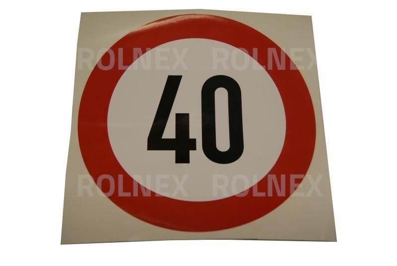 Tabliczka prędkości 40km/h 22090003