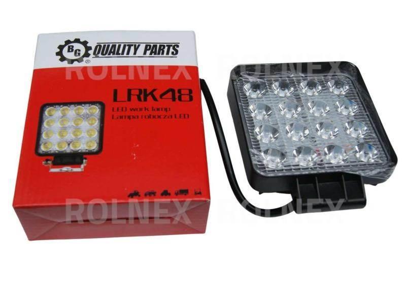 Lampa rob. kwadratowa led 48w 16 led lrk48