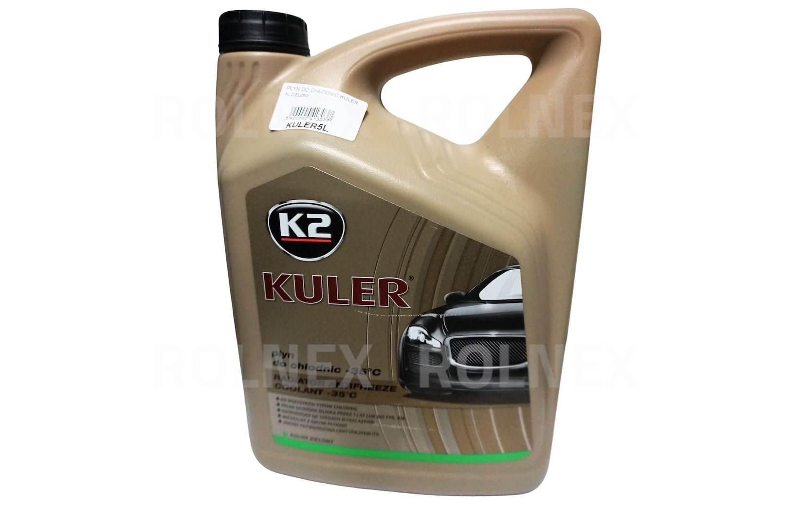 Płyn do chłodnic kuler 5l zielony kuler5l