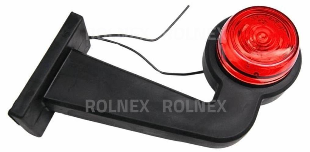 Lampa obrysowa wygięta prawa waś led w74.1 543bcp_ii
