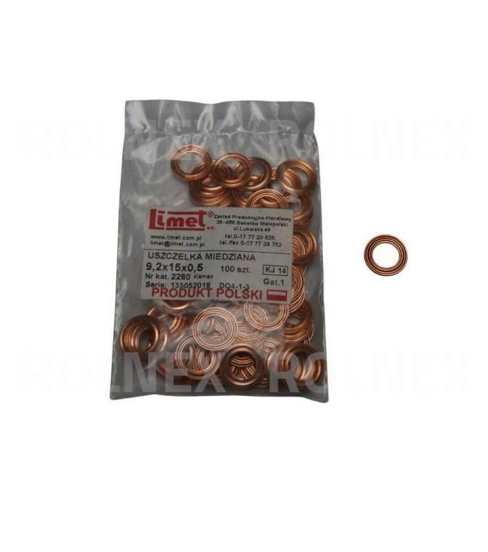 Uszczelka cu 9,2x15x0,5