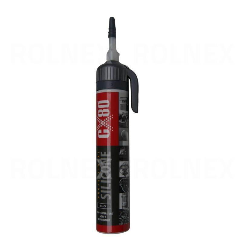 Silikon czarny 210g cx-80 wysokotemperaturowy gazowy 140-cx80
