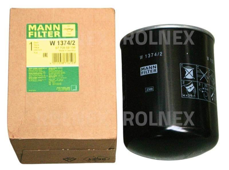 Filtr hydrauliki mtz d260 mann w1374_2