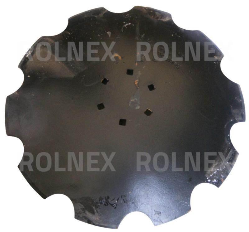 Talerz agregatu 560mm 6 otworów 4mm grubości 9756061200