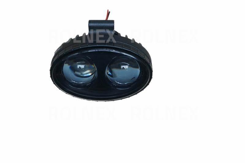 Lampa robocza 2 led 10w niebieska duża strumieniowa tt.13111b