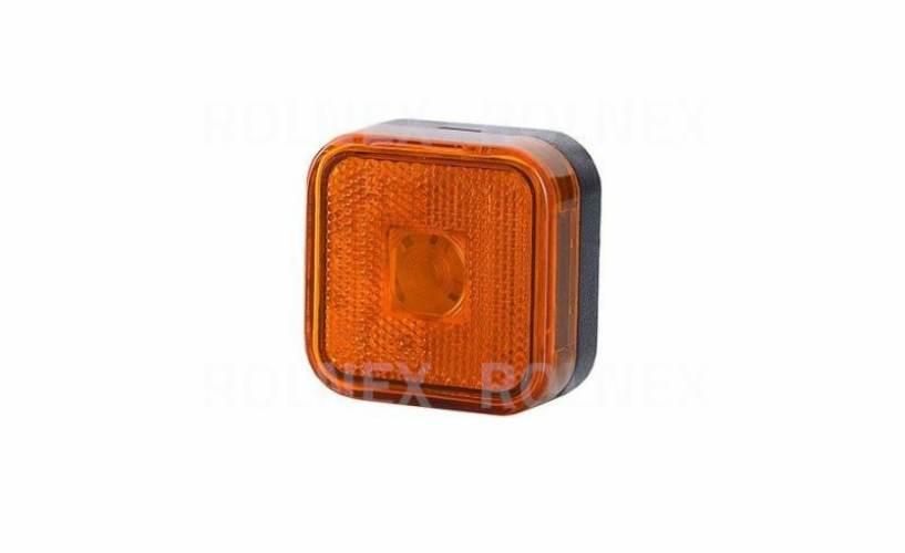 Lampa obrysowa kwadratowa z odblaskiem lo094